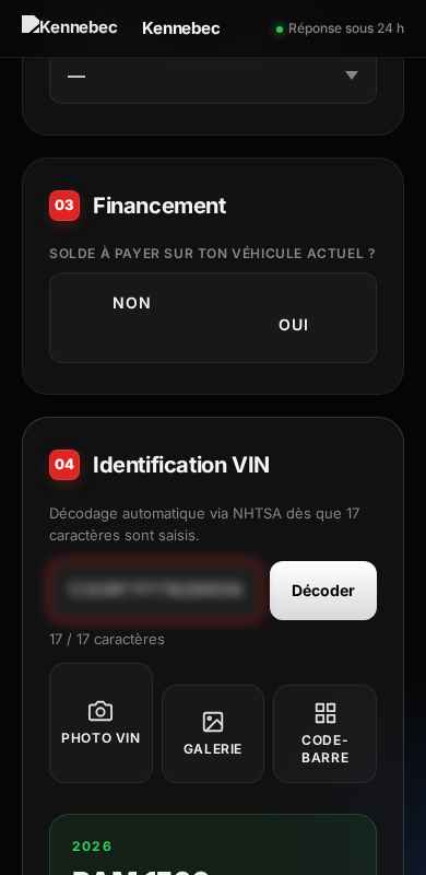 Formulaire de reprise mobile eTradeValue